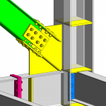 steel connection in revit