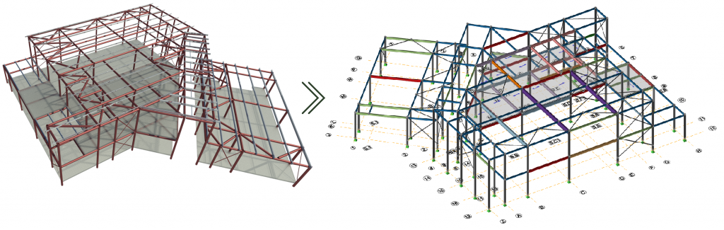 Liên kết mô hình Tekla Structures và Autodesk Revit
