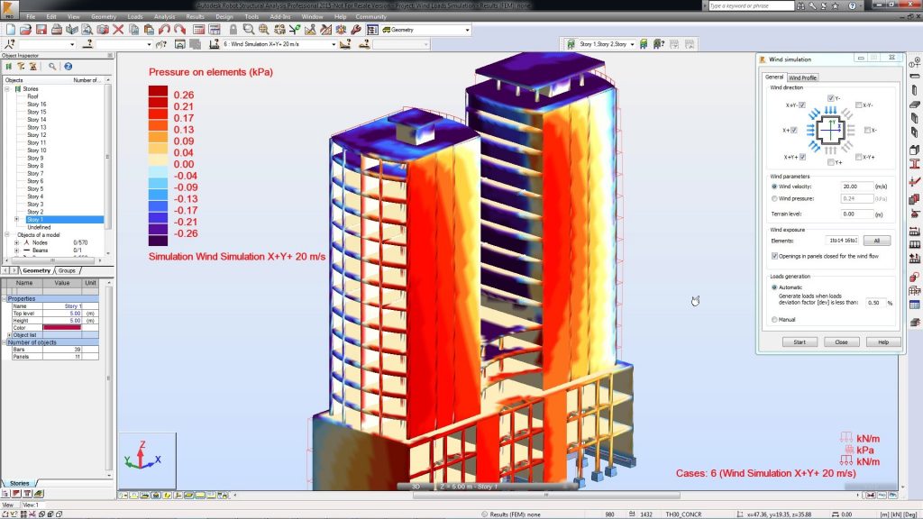 Sử dụng phần mềm Robot Structural Analysis thiết kế kết cấu (phần 1)